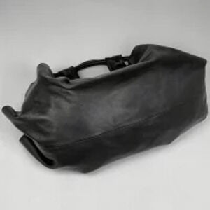 Loewe Black Anagram Aire Leather Nappa Handbag Black